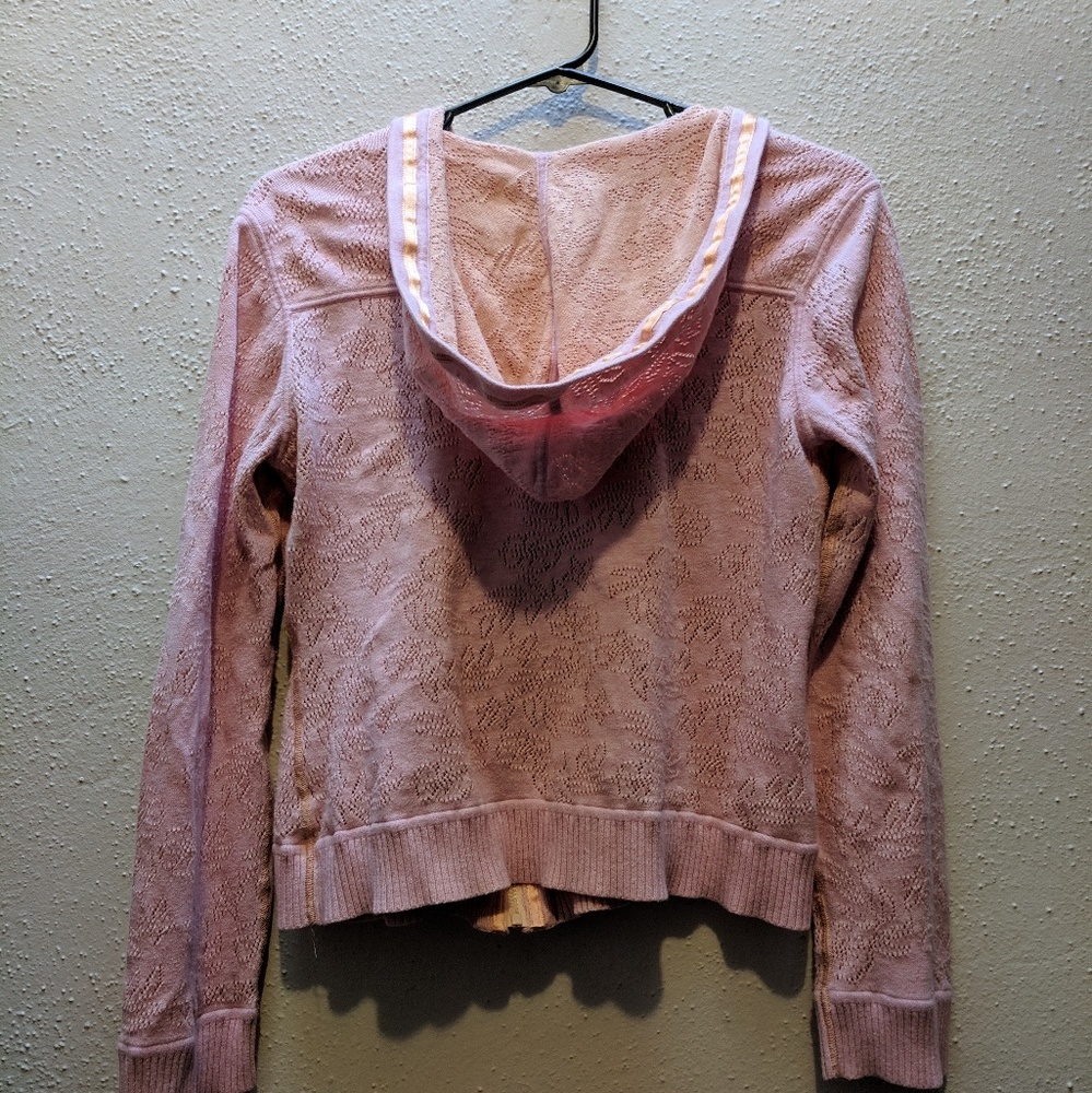 Lightweight zip-up sweatshirt